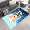 Bluey Fever Adventure Floor Rug Office Rug Perfect for Living Rooms Kitchen Bedrooms Foyer Antislip Carpet Office home decor Best for Christmas