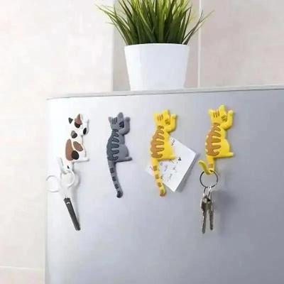 Bucătărie Formă Creativă Cârlig Drăguț Desene Animate Magnet Frigider Casnic Pisică Magnet Magnet Frigider Accesorii Practice Unealtă