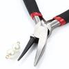 Stainless Steel Handmade Jewelry Tools: Needle Nose Pliers, Diagonal Pliers, Curved Needle Pliers for Bracelet and Necklace Making.