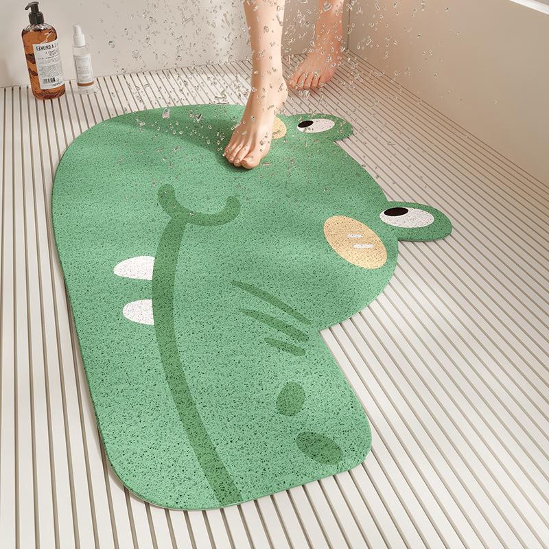 Silk Circle Bathroom Non-Slip Mat, Shower Room, Bathroom Floor Mat, Hollow Drain Drainage Mat, Children'S Bath Anti-Drop Foot Mat