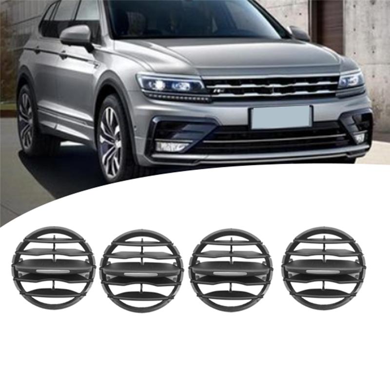 Precise 4Pcs Car Dashboard Left Right A/C Air Outlet Grille 5Nd819703 For Vw Tiguan 2010-2017 Round Air Outlet Grille