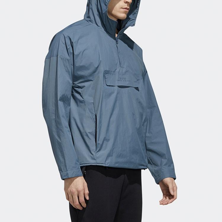 adidas Sports Woven Pullover Jacket Blue Men's FM5410