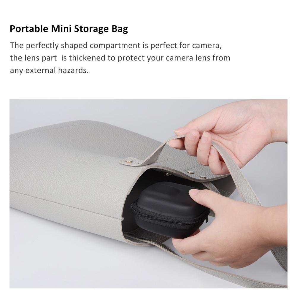 Portable Mini Storage Bag for DJI OSMO ACTION GOPRO SJCAM XiaoYi Motion CameraBlack