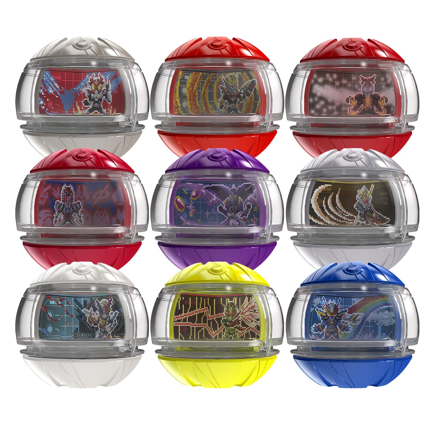 Kamen Rider Zets DX Legend Rider Capsule Random Box Strongest Form Ver.02 (1 Box of 9) Ages 3+