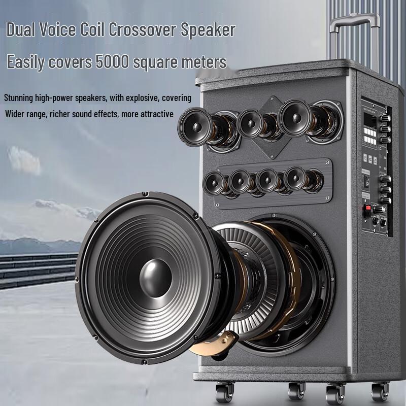 Huidu WDA-1200 Portable Outdoor Karaoke Speaker