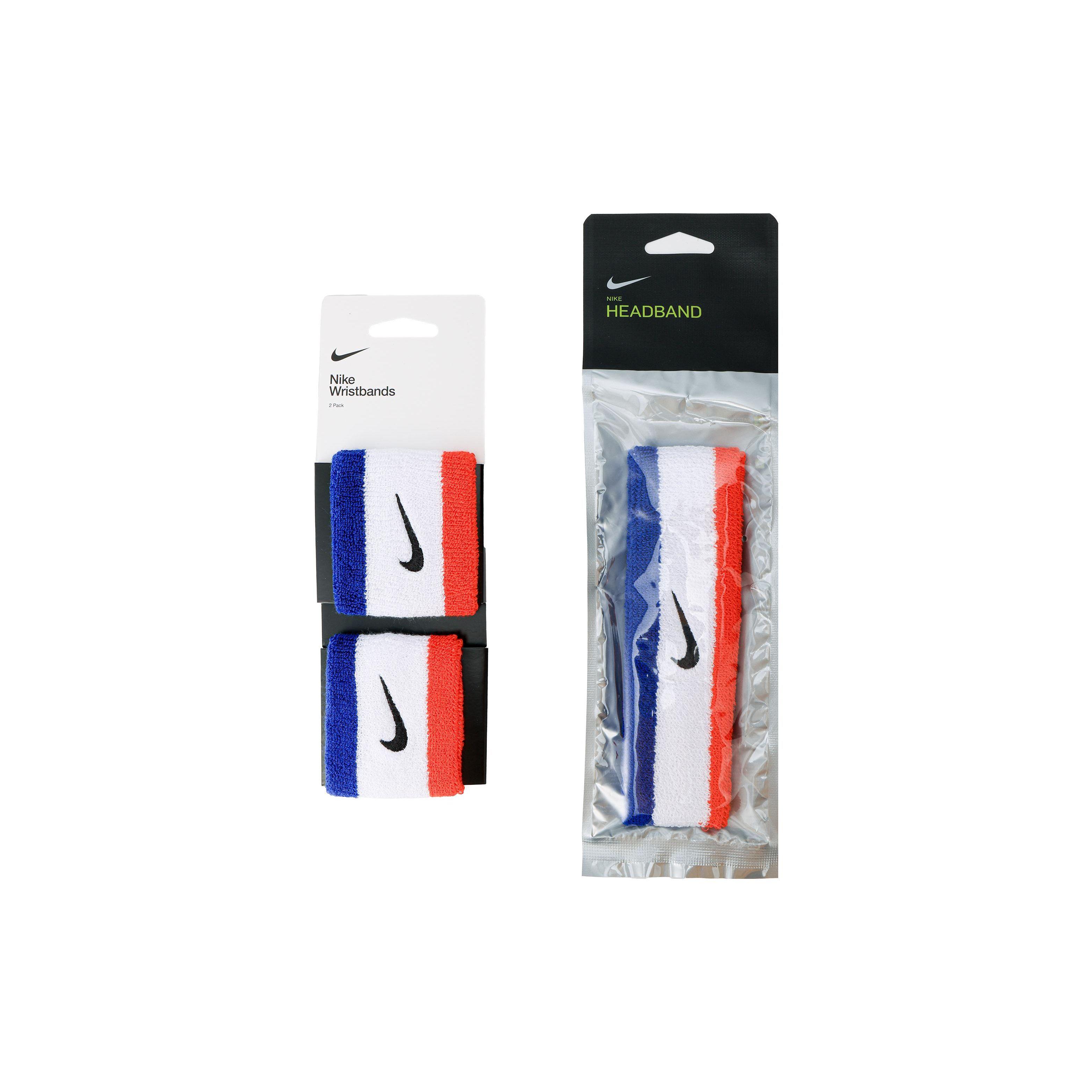 Nike Classic Logo Embroidered Cotton Headband Unisex accessories AC2285-620 Red