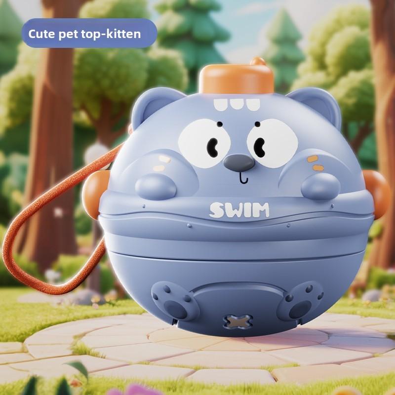 Cartoon Hamster Elefant Kaninchen Kreisel mit Druck- und Kollisionsfunktionen für interaktives Eltern-Kind-Spiel