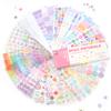 30/60 Pcs Multi Material Die-cutting Cartoon Sticker Book Kit Scrapbooking Stickers Decor Journal Supplies Aesthetics Stationery