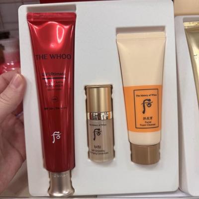 The Whoo UV Ultimate Red Vitamin Zonnebrandcrème Speciale Set 3 stuks+WILLEKEURIG CADEAU