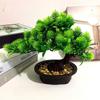 Plastics Simulated Pinus Hwangshanensis Artificial Green Plants  Plants Potted