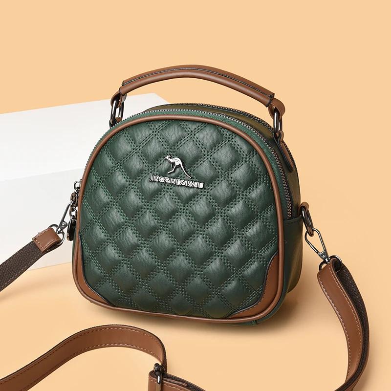 Fashion Women Messenger Bag Small Female Crossbody Shoulder Bag Trendy Ladies Handbag Clutch with Multi Pockets