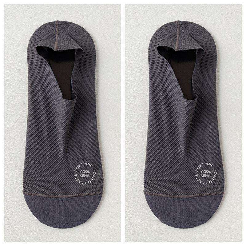 

Premium Men s Summer Mesh Breathable Invisible Cotton Socks - Sweat-Absorbing, Anti-Odor, Non-Slip Heel, Low-Cut One Size/38-44