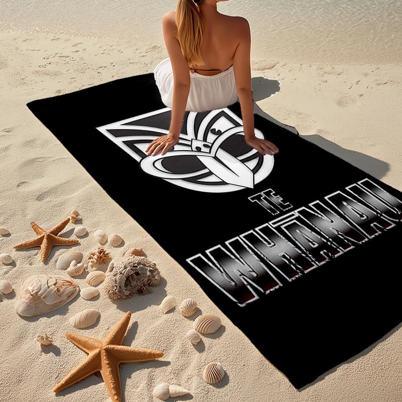 New Zealand Warrior Fashion Beach Towel: Ideal for Summer Adventures Soft, Absorbent and Quick Drying Suitable for Swimming and Bathing