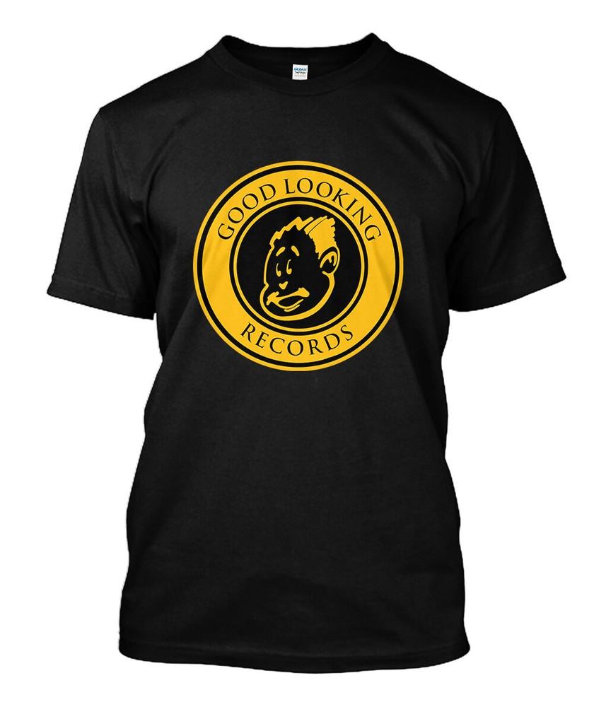 Nueva Camiseta Blanco y Negro 6479-Good Looking Records Talla S-5XL
