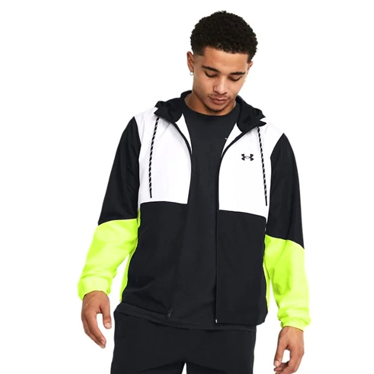 

Under Armour UA Legacy Windbreaker LG Black/High-Vis Yellow/Black