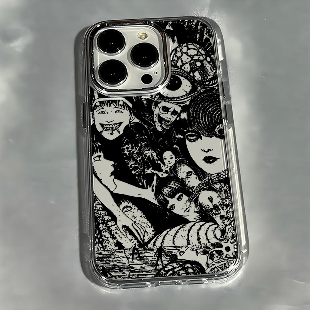 New Comics Junji Ito Horror Hot Anime Phone Case For iPhone 17 16e 16 15 14 13 12 11mini Pro Max X XR XSMAX Air Plus Soft Cover