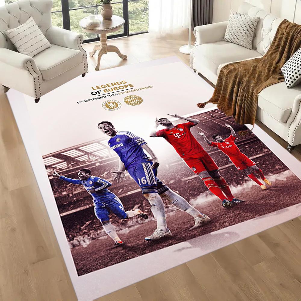 Bayern Munich Floor Rug Office Rug Suitable for Bedrooms Balcony Kitchen Hallway Anti-slip Rug Decorate Offices Gift for Festivals