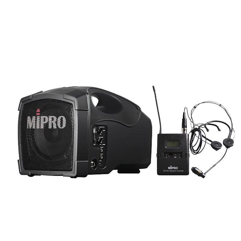 MIPRO MA-101B Portable Amplifier with Headset Microphone CN plug (adapter included)