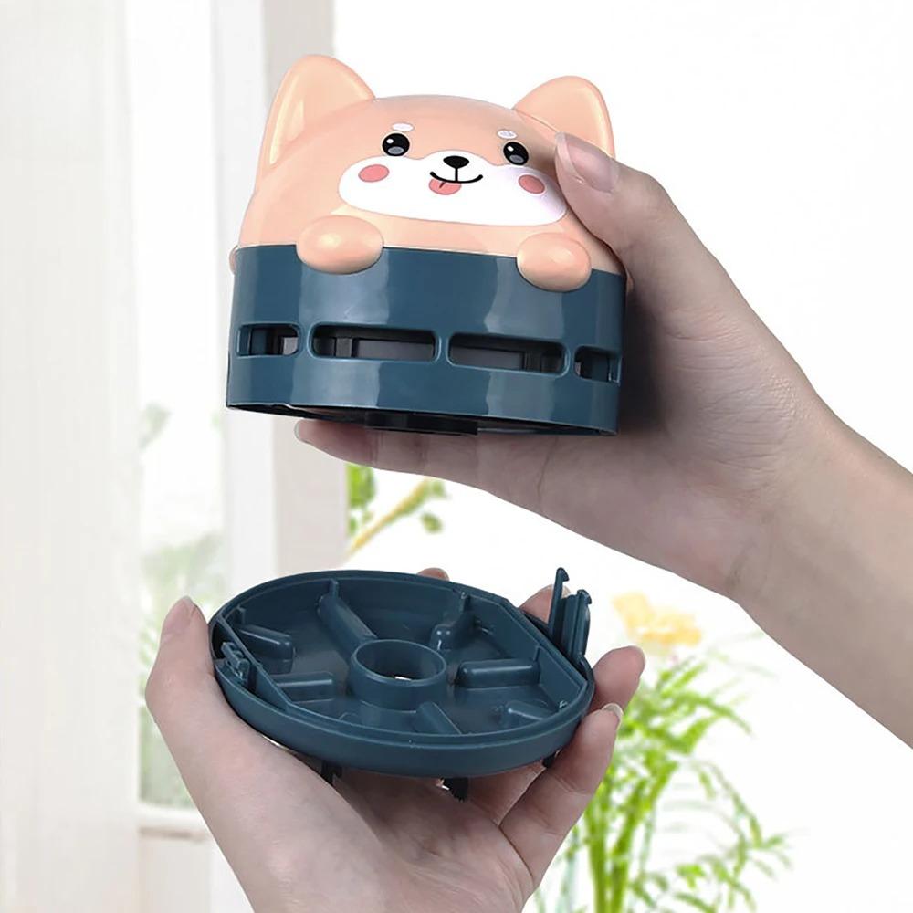 Mini Ręczny Odkurzacz Biurkowy Przenośny USB Akumulatorowy Odkurzacz Kształt Kreskówkowy Gumka Naskórek Konfetti Szczotka do Czyszczenia