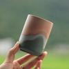 Japanese kiln ceramic master cup Kung Fu tea set, rough pottery handmade tea cup, tea tasting cup, coffee/water cup