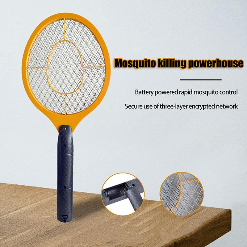 Rechargeable Electric Mosquito Swatter Killer Racket Portable Durable Home Use