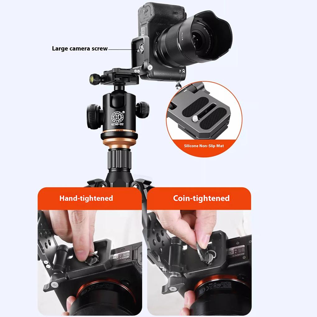 Folding Camera L Bracket Vertical Horizontal Switching Quick Release Plate for DJI RS3 DSLR Monopod Stabilizer