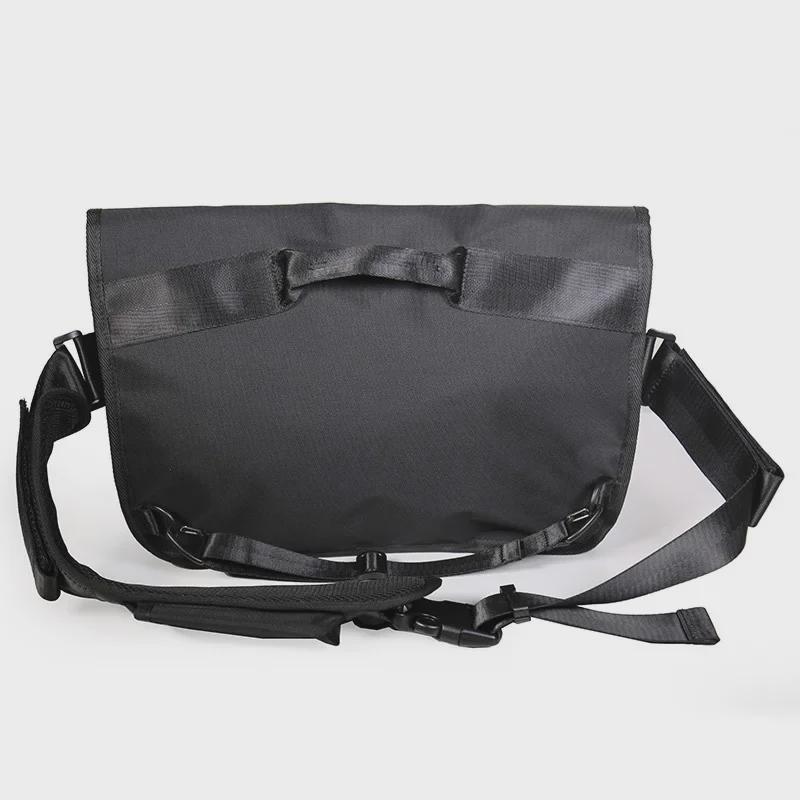 Unisex All-Black Messenger Bag: Versatile, Trendy, Original Brand Shoulder Bag for Men and Women.