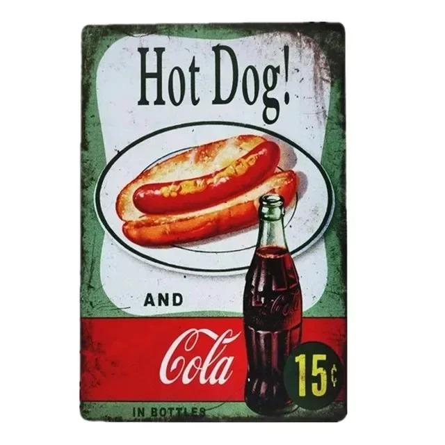 Vintage Metal Tin Signs Decor Retro Plaque Drinks Art Wall Posters for Kitchen Bar Pub Club Man Cave