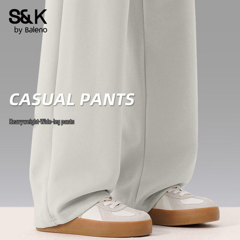 Baleno Men's S&K Series Wide-Leg Casual Pants