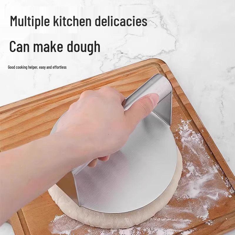 Stainless Steel Patty & Dough Press - Pancake, Dumpling, Squid & Burger Round Press Tool