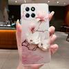 Phone Case For Honor X6 4G/X6S 4G/70 Lite/Play 30M/Honor X8 5G Butterfly Protective Casing Transparent Soft Silicone TPU Cover
