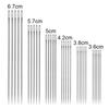 30/12Pcs Side Hole Blind Sewing Needles Stainless Steel Elderly Self Threading Needle Household DIY Jewelry Beading Sewing Tool