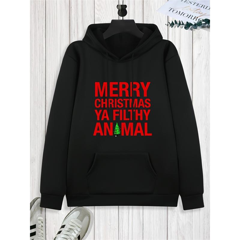 Polyester Men s Hoodie Adjustable Drawstring Thermal Insulation Wrinkle Resistant Fall Winter Streetwear Top XXL чёрный