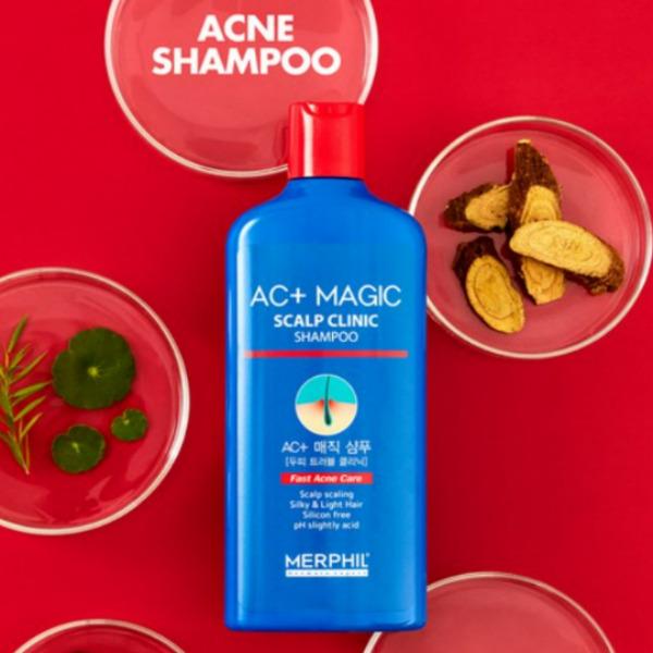 Merphil Seborrheic Scalp Mildly Acidic Shampoo / Scalp Trouble / Dandruff / Scalp Scaling / AC+ Magic Shampoo, 310 mL, 1 pc