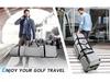 Golf Airline Travel Bag, Thickened 900D Waterproof Fabric with Durable Tank Wheels