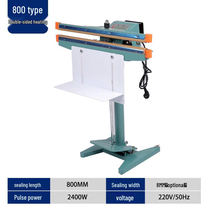 Yuan Commercial Foot-Pedal Wide Double-Sided Heat Sealer