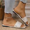 Fashion Summer New Fashion Casual Versatile Flat Slippers Beach Low Heel Trendy Women Sandals Fashion Women Shoes Slides Women
