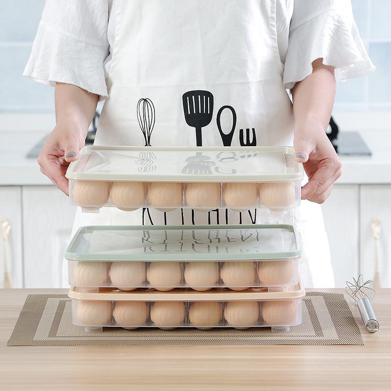 Egg and Dumpling Refrigerator Storage Container