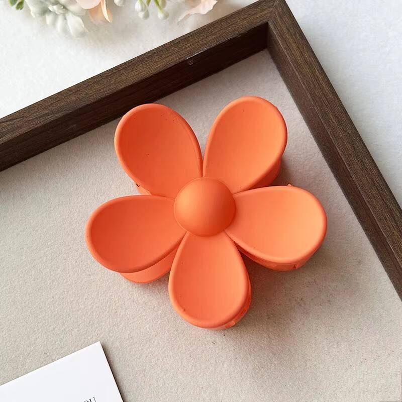 Fashion Flower Hair Claws Clips For Women Girls Sweet Large Hair Clip Clamp Ponytail Hairpins Hawaiian Hair Accessories Headwear