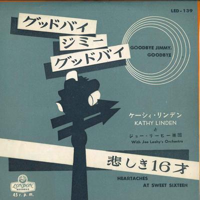 7inch Record KATHY LINDEN JOE LEAHYS ORCHESTRA Goodbye Jimmy Goodbye Heartaches LED139 LONDON 1959 Japan Pop Used