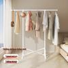 Retractable Indoor Folding Clothes Rack - Floor Standing, Movable Drying Hanger for Bedroom or Balcony