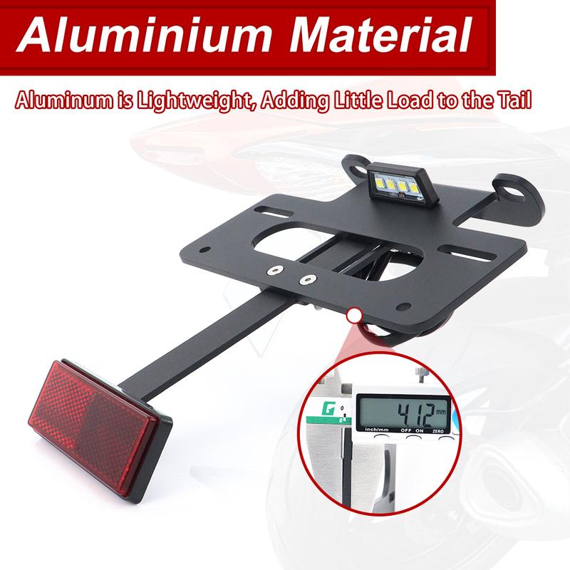 Fit For Suzuki GSXR 600 750 GSX-R600 GSX-R750 K6 K8 2006-2010 Rear Tail Tidy Fender Eliminator Kit License Plate Holder Bracket