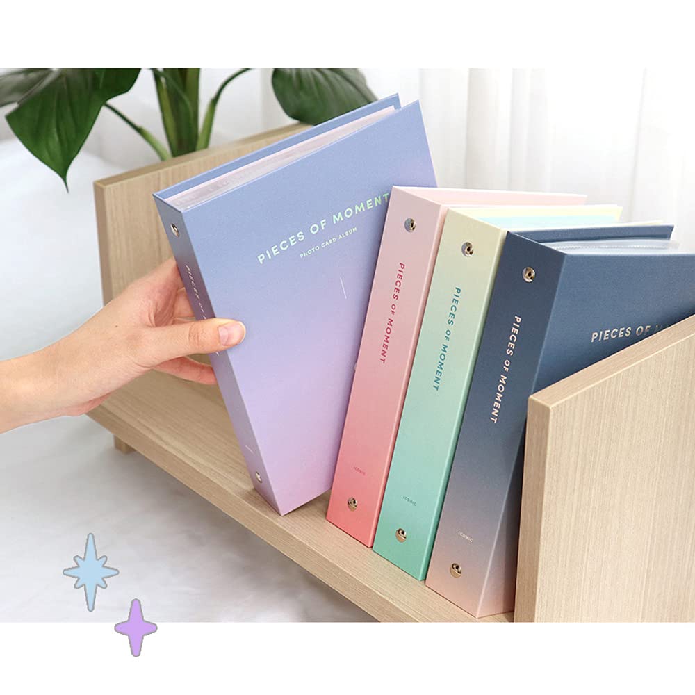 ICONIC Moment Photo Card Album / 160 Pockets - Business Card Case, Polaroid Photo, Ticket Storage, Photo Album, Stationery, Korea (Mint)