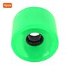 PUENTE Juego de 4 ruedas para patineta de PU de calidad superior de 70 x 51 mm, ruedas para tabla larga (Verde)