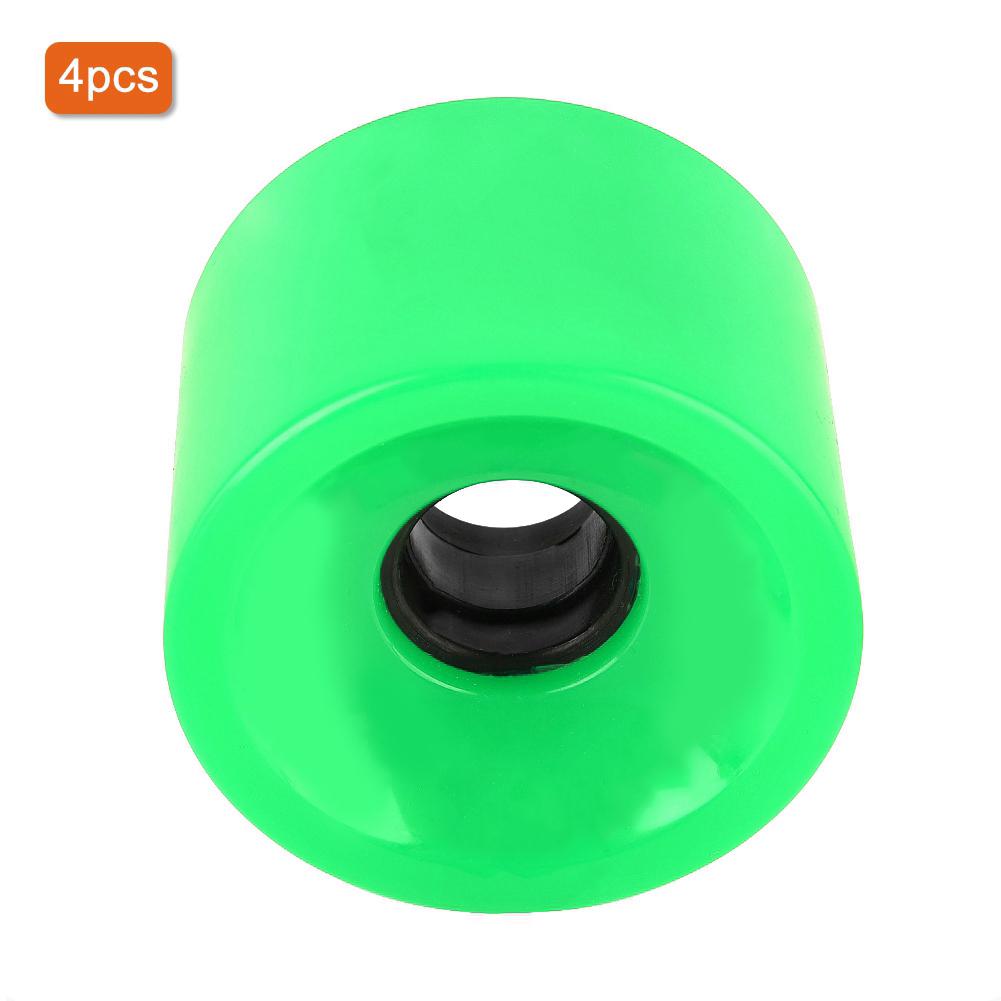 PUENTE Set 4buc 70*51mm Roti Skateboard PU de Calitate Superioara Roata Long Board (Verde)