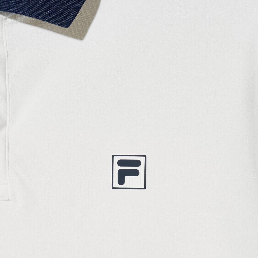 FILA Polo Shirts Men's White Polo Collar Moderate FS2TSH2302M-OWH