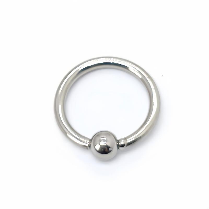 Stainless Lip Nose 1.8mm Ball Closure Hoop Color