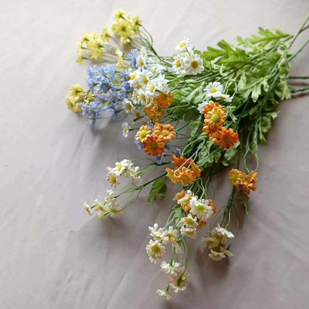 Outdoor Office Table Fake Flowers Garden Crafts Wedding Decoration Daisy Flowers Artificial Flowers