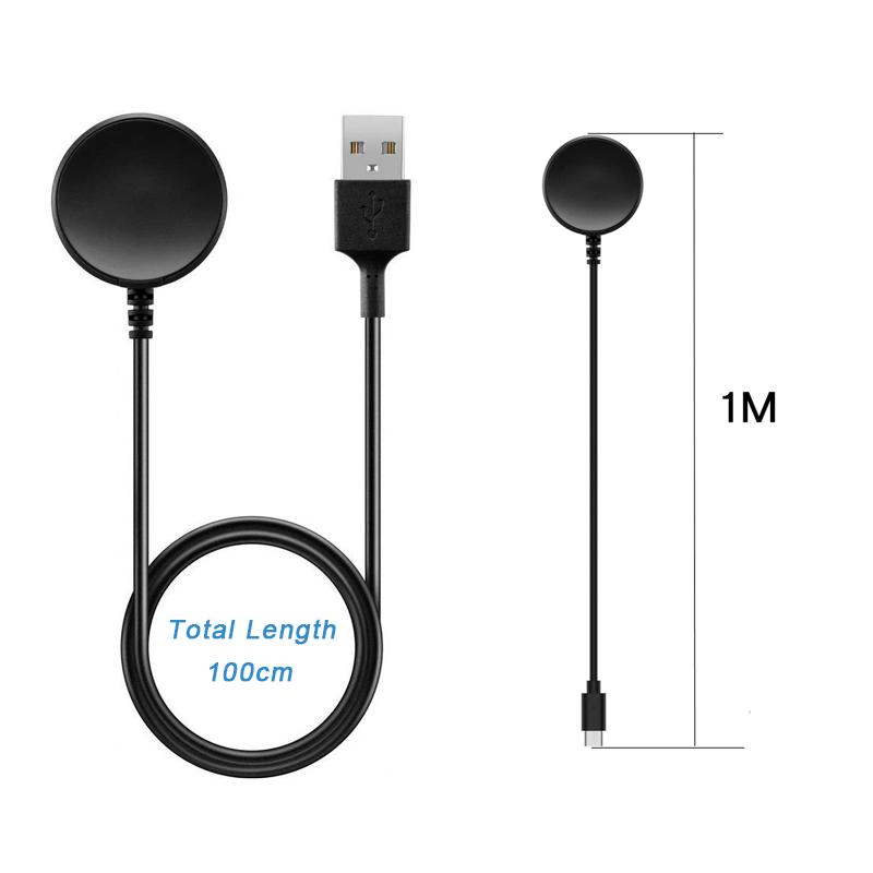 Watch Wireless Charger for Samsung Galaxy Watch 7/6/5 5Pro 4/3 Active 2 USB Type C PD Cable Portable Fast Charging Dock Station