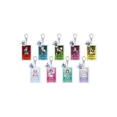 Girls Band Cry X Sanrio Characters 01 Life-Size Design [Collaboration Illustration] Acrylic Keychain with Parts Complete Set (Box of 9)